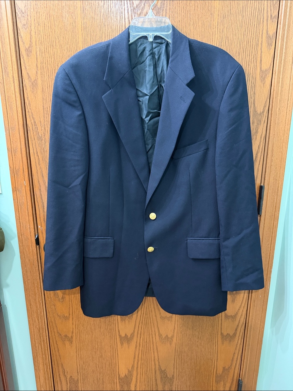 Men’s Ralph Lauren Navy Blazer with Gold Buttons